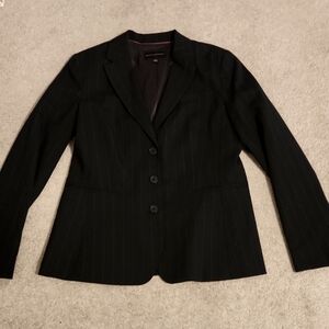 Banana Republic Navy Blue Pinstripe Blazer